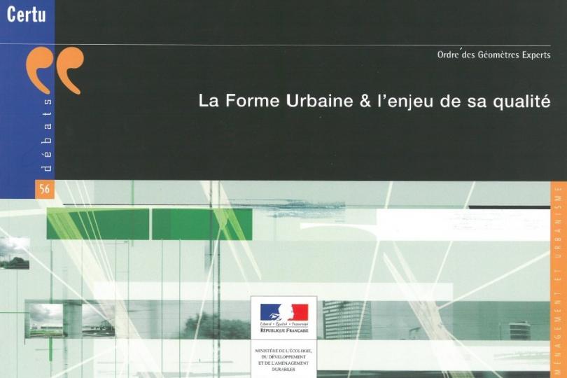 [Ouvrage] Formes urbaines