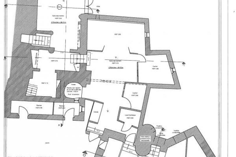 Etablissement de plans des intérieurs