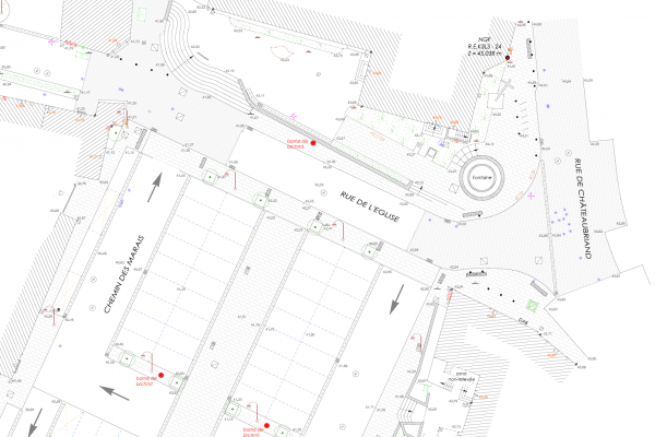 Etablissement de plan topographique