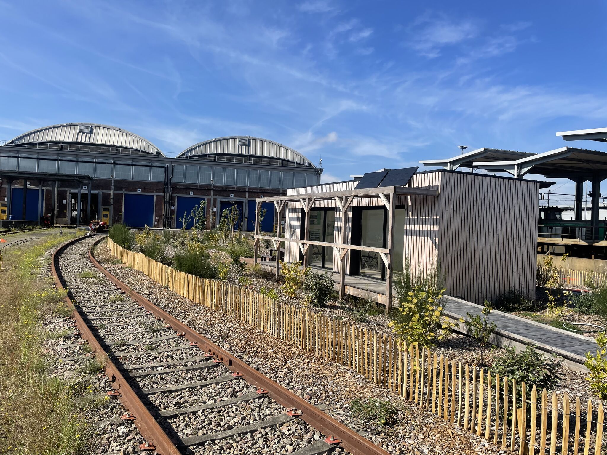 Renaturation de friche industrielle SNCF